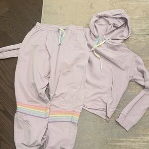Pitusa x Stephanie Gottlieb Lilac Hoodie and Jogger Set